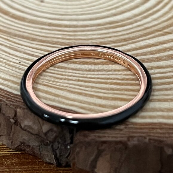 Pandora ME Black Enamel Ring - Picture 2 of 3